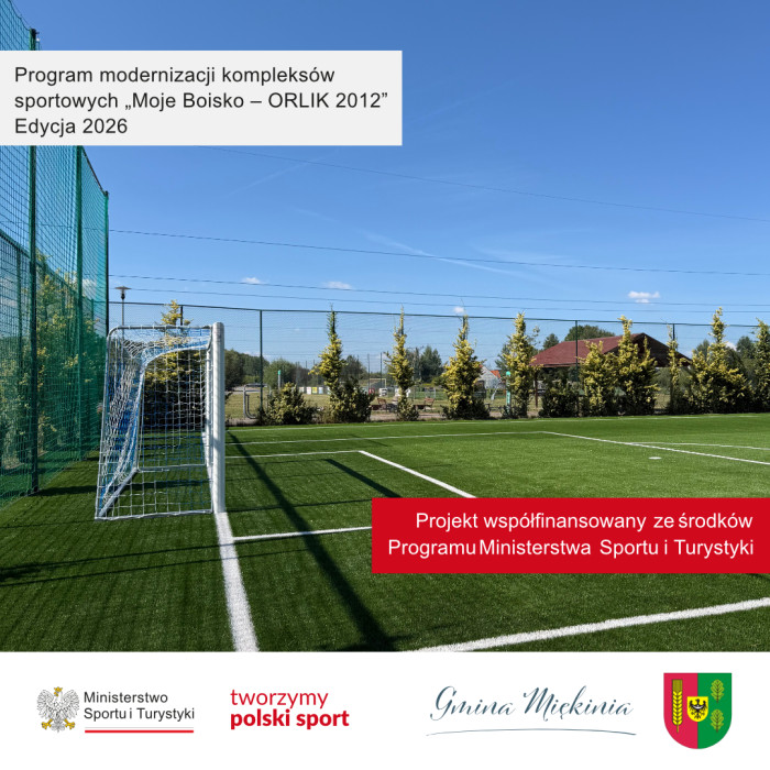 Gmina Miękinia otrzymała 735 000 zł z programu „Moje Boisko – ORLIK 2012” na modernizację obiektów sportowych w Wilkszynie