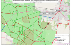 Mapa Nadleśnictwa Miękinia - powiększ