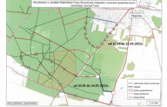 mapa Nadleśnictwa Miękinia